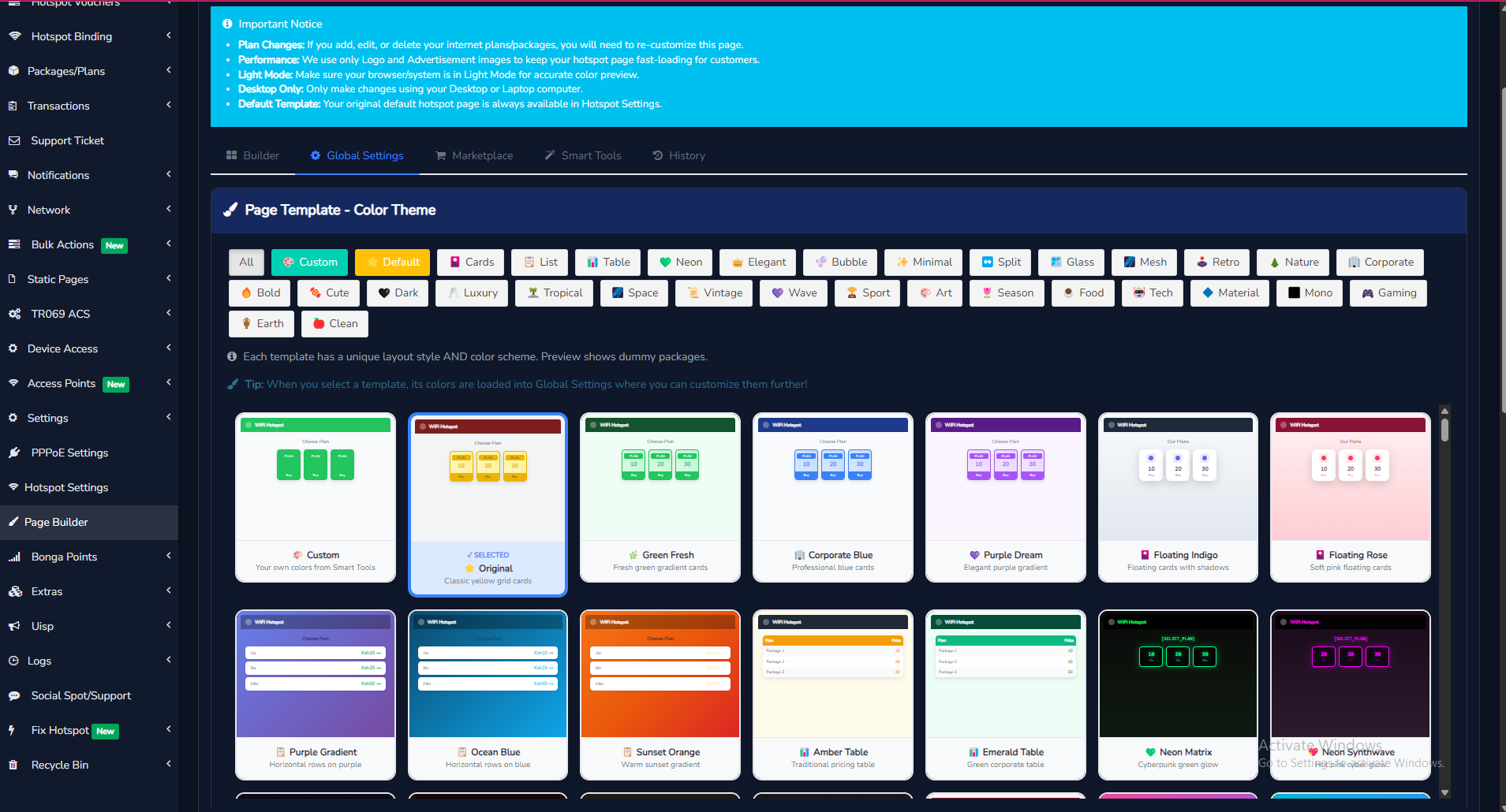 Hotspot Uganda custom hotspot login page builder for branded WiFi portals